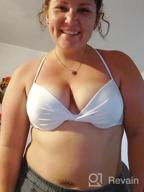img 1 attached to Women'S Push Up Bikini Top Twist Front Underwire Bathing Suit By RELLECIGA review by Ashley Andrews