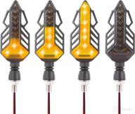 🚦 enhance safety on your ride with heart horse led motorcycle turn signals lights - set of 4 indicators логотип