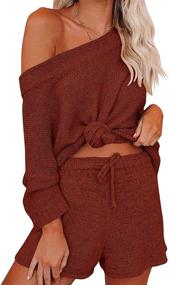 img 3 attached to 👗 Ermonn Women's Clothing: Lingerie, Sleep & Lounge Jumpsuits with Shoulder Sweater