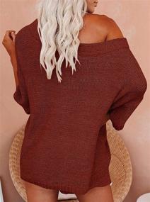 img 2 attached to 👗 Ermonn Women's Clothing: Lingerie, Sleep & Lounge Jumpsuits with Shoulder Sweater