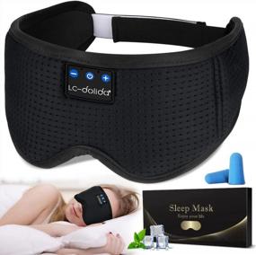 img 4 attached to Sleep Like Never Before With LC-Dolida Bluetooth Sleep Headphones & Eye Mask - Cool Gadgets Gifts For Men&Women!