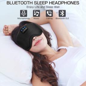 img 1 attached to Sleep Like Never Before With LC-Dolida Bluetooth Sleep Headphones & Eye Mask - Cool Gadgets Gifts For Men&Women!