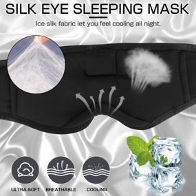img 3 attached to Sleep Like Never Before With LC-Dolida Bluetooth Sleep Headphones & Eye Mask - Cool Gadgets Gifts For Men&Women!