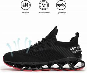 img 2 attached to 👟 Breathable Women's Running Walking Sneakers Trainers Shoes