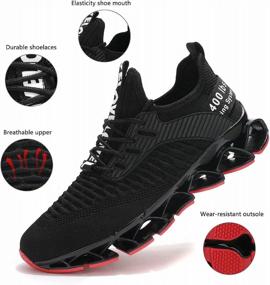 img 1 attached to 👟 Breathable Women's Running Walking Sneakers Trainers Shoes