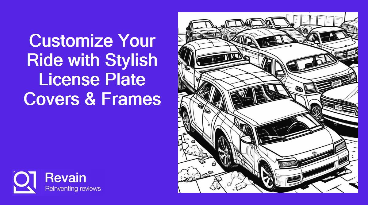 Customize Your Ride with Stylish License Plate Covers & Frames