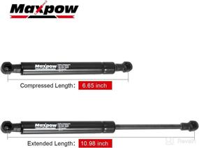 img 3 attached to 🚗 Maxpow 2pcs 6436 Trunk Lid Gas Lift Support Struts for Ford Focus SEDAN 2005-2011 (Without Rear Spoiler) - Compatible & Reliable