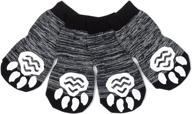 harfkoko pet heroic anti-slip knit dog socks & cat socks: paw protector for indoor wear - ideal for small, medium, & large dogs and cats логотип