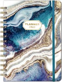 img 4 attached to 2023 Weekly Monthly Planner With Elastic Closure, Inner Pocket, & Coated Tabs - January To December 2023, 6.4"X 8.5