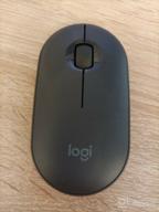 img 1 attached to Wireless Bluetooth Graphite 🖱️ iPad Mouse - Logitech Pebble i345 review by Yusri Yieotal Otai ᠌