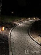 img 1 attached to Illuminate Your Outdoor Space With 12-Pack Of LEONLITE Low Voltage Landscape Lights - Waterproof And Energy-Efficient 3000K Warm White LED Lights! review by Andrew Arneson