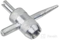 🔧 efficient 4-way tire valve stem core tool - cal-hawk (4 pack) логотип