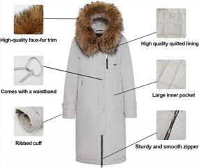 img 2 attached to Women'S Warm Winter Puffer Coat With Fur Hood By ICEbear - Zip-Up Snow Jacket