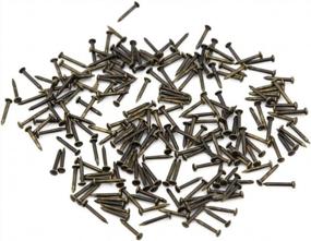 img 2 attached to 500Pcs Yasorn Wooden Antique Nails And Screws For DIY Decorative Boxes - Bronze Set