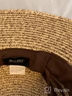 img 1 attached to Women'S Sun Hats: UV Protection Large Wide Brim Hat Packable Straw Hats review by Antonio Moore