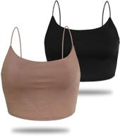 amilia womens basic spaghetti double women's clothing : lingerie, sleep & lounge logo