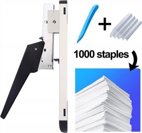 img 2 attached to Effortlessly Staple Up To 100 Sheets With Our Heavy Duty High-Capacity Desk Stapler