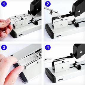 img 1 attached to Effortlessly Staple Up To 100 Sheets With Our Heavy Duty High-Capacity Desk Stapler