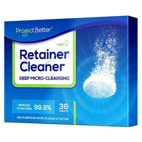 img 4 attached to 🦷 Project Better: Retainer and Denture Cleaning Tablets (36 Counts) for Optimal Dental Appliance and Mouth Guard Care