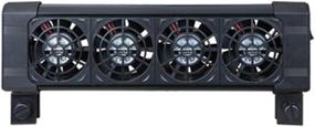 img 4 attached to 🐠 NTRA FS 602 Aquarium Cooling Fan: Adjustable 2 3 4 Heads, Quiet Cold Wind, Durable Mini Temperature Control - Ideal Fish Tank Supplies for Saving Power, Fresh Marine