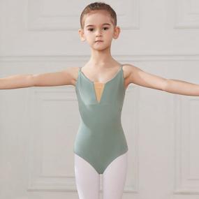 img 3 attached to Y-06-1 HIPPOSEUS Girls' Classics V Neck Camisole Leotard: Perfect For Ballet Dancing!