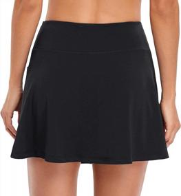 img 1 attached to Women'S Elastic Athletic Golf Skorts With Pockets - Fulbelle Tennis Skirts