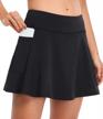 women's elastic athletic golf skorts with pockets - fulbelle tennis skirts logo