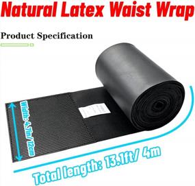 img 4 attached to Plus Size Women'S Waist Wrap For Stomach - ASHLONE Belly Wrap Bandage Tummy Belt