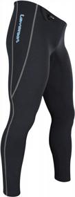 img 1 attached to Stay Warm And Comfortable With Lemorecn 1.5Mm Neoprene Wetsuit Pants For Swimming And Canoeing