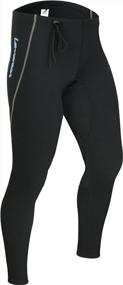 img 4 attached to Stay Warm And Comfortable With Lemorecn 1.5Mm Neoprene Wetsuit Pants For Swimming And Canoeing