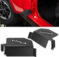 🚪 enhance comfort & style: 120°angle front door foot pegs for wrangler jk/jku/jl/jlu/jt логотип