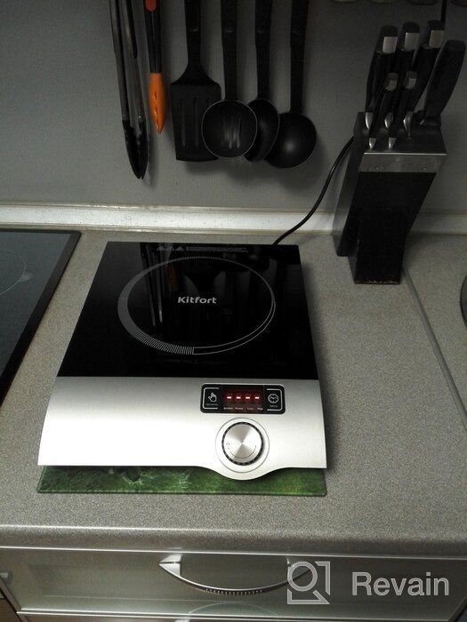 img 3 attached to Induction cooker Kitfort KT-108, silver review by Franciszka Falkowska ᠌