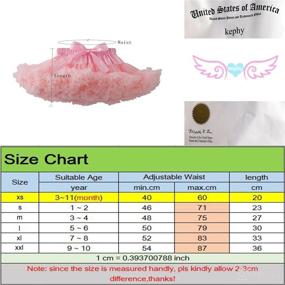 img 3 attached to 🏻 Extra Fluffy Baby Girl Tulle Skirt: 36 Colorful Options for Little Ballerinas (6M-10T)