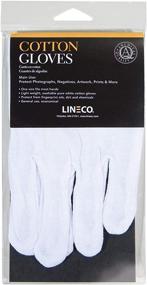 img 2 attached to 🧤 Lineco Ultra-Thin PHA Fiber White Gloves – Stretch Nylon Gloves, Large Size: Lint-Free, Dust-Free, Reusable & Comfortable, Close-Fitting, Ambidextrous, Washable – (Pack of 12)