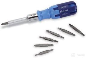 img 4 attached to 🔧 Lutz 21001 15-in-1 Ratchet Screwdriver, Blue: Versatile and Efficient Tool for Quick Repairs