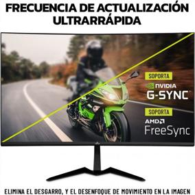 img 3 attached to YEYIAN Sigurd Curved Frameless Monitor 23.6", 1920X1080P, 200Hz, Wall Mountable, Curved Screen, Tilt Adjustment, YMC-70804, HDMI