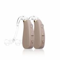 rechargeable hearing aid ziv-206 for seniors adults - 4 channels layered noise reduction, adaptive feedback cancellation & two types of sound tubes (two units) by banglijian logo