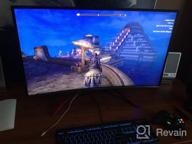 img 1 attached to Viotek GN32LD QHD 32 Inch Curved Gaming Monitor - 144Hz Refresh Rate, 2560X1440 Resolution, FreeSync and Anti-Glare Technology, Adjustable Stand, HDMI and DVI Input review by Mario Autio