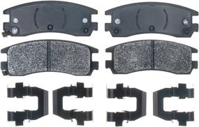 img 1 attached to 🔧 ACDelco Gold Rear Disc Brake Pad Set - 17D714MH Semi-Metallic, Enhanced SEO