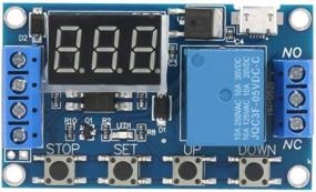 img 4 attached to DC 6-30V Cycle Delay Timer Switch LED Display: 0.1S To 999Min Adjustable On/Off Relay Module Trigger