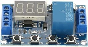 img 1 attached to DC 6-30V Cycle Delay Timer Switch LED Display: 0.1S To 999Min Adjustable On/Off Relay Module Trigger