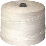 t.w evans cordage 07-040 4 poly cotton twine 2.5-pound cone: high-quality, long-lasting 12000-feet spool logo