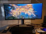 img 1 attached to Experience Ultra-wide Viewing with LG 38WN75C-B - 38 Inch Class Monitor with Adjustable Height and Tilt Adjustment review by Radney Ruster