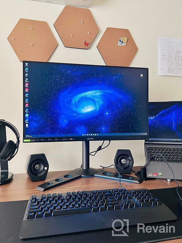 img 1 attached to 🖥️ Lenovo Y27Q 20: NearEdgeless Certified 165Hz Monitor - HD, HDMI | Model: 65EEGAC1US review by Walter Stamper