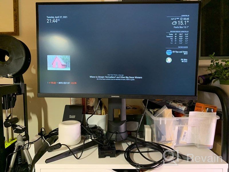 img 1 attached to 🖥️ Upgrade Your Gaming Setup with SAMSUNG's Borderless 144Hz LF24G35TFWNXZA Monitor with FreeSync and Flicker-Free Technology". review by Sam Burkett