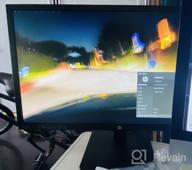 img 1 attached to Enhance your viewing experience with HP V28 4K Monitor - DisplayPort, Tilt Adjustment, Ultrawide Screen, Blue Light Filter, 8WH57AA#ABA review by Joey Murillo