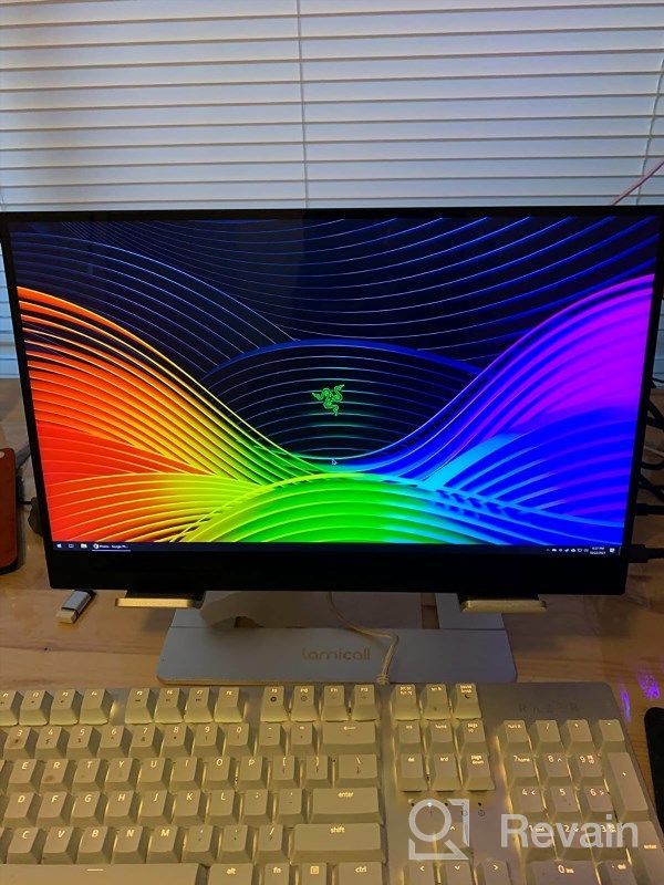 img 1 attached to UPERFECT Automatic Touchscreen: 15.6" Ultrawide Frameless Portable Screen with 3840X2160 Resolution review by Nathan Dean