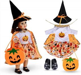 img 4 attached to Halloween Fun For Your American Girl Doll: 18 Inch Doll Costumes, Accessories & Decorations