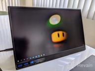 img 1 attached to Cocopar Upgraded Portable Monitor FreeSync Kickstand 15.6", 1920X1080P, 60Hz, Anti-Glare Coating, Flicker-Free, Frameless, Y156FH7R, HDMI review by Khayyan Helton