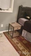 img 1 attached to Rustic Brown & Black End Tables With Charging Station & USB Ports - HOOBRO Set Of 2 review by Robert Goodlow